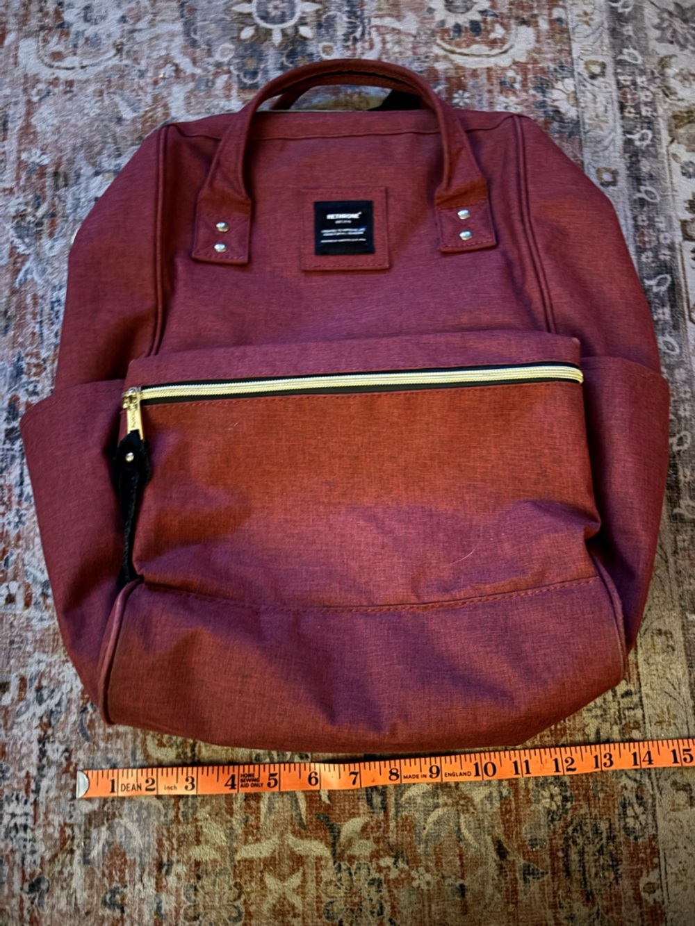 Women’s Burgundy Everyday Backpack - Casual Carry